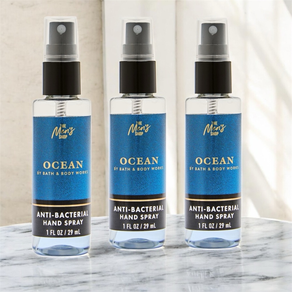 Bath & Body Works Ocean Hand Spray - Blue and Black